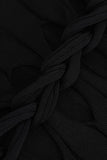 Braid Detail Long Sleeve Top