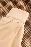 Check Pattern Color Block Jacket