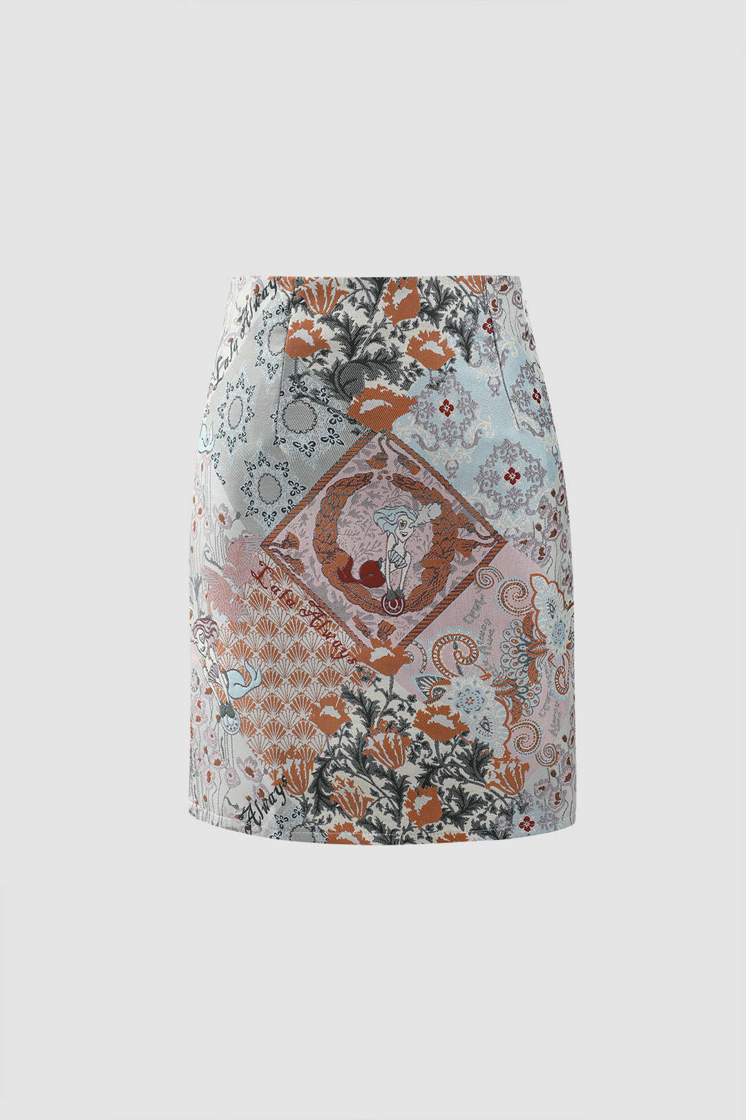 Floral A-line Mini Skirt
