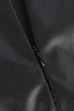 Faux Leather High Waisted Skinny Pants