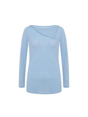 Plus Size Long Sleeve Special Collar Sweater for Woman