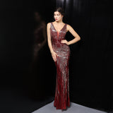 Ava Colorful Sequin Formal Dresses