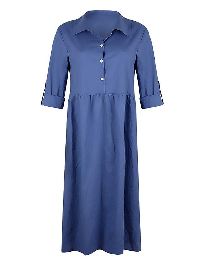 Shirt Dress Midi Dress