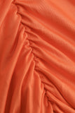 Cut Out Ruched Bodycon Maxi Dress
