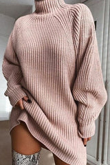 It's Your Love Long Sleeve Sweater Mini Dress