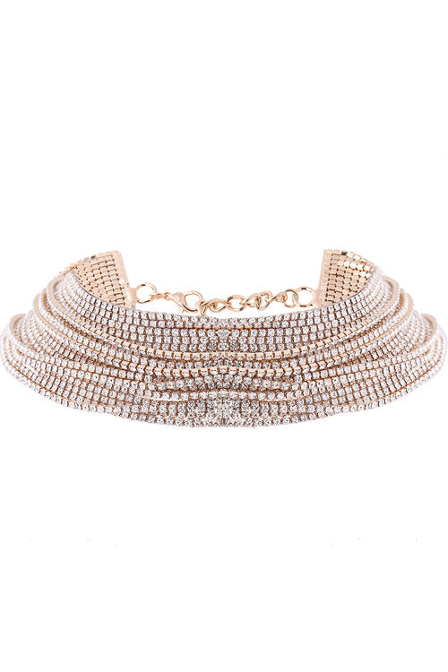 Layered Brilliant Choker