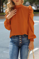 Hello Lover Statement Sleeve Smocked Top
