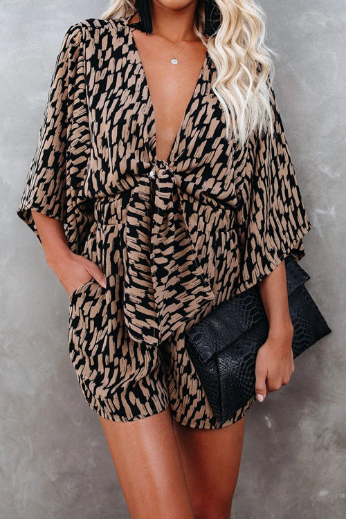 Perfect Lazy Days Printed Romper