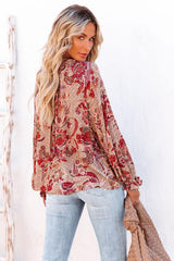 Find Your Own Way Print Long Sleeve Top