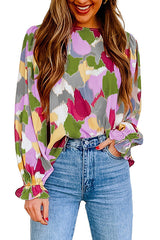 Under The Lights Boho Printed Top
