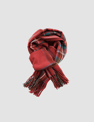 Red Plaid Christmas Scarf