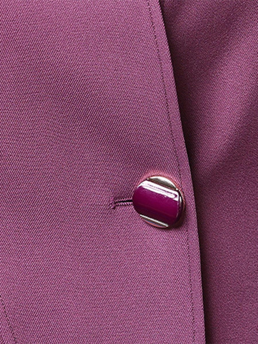 Plain Longline Single Button Pocket Trench Coat