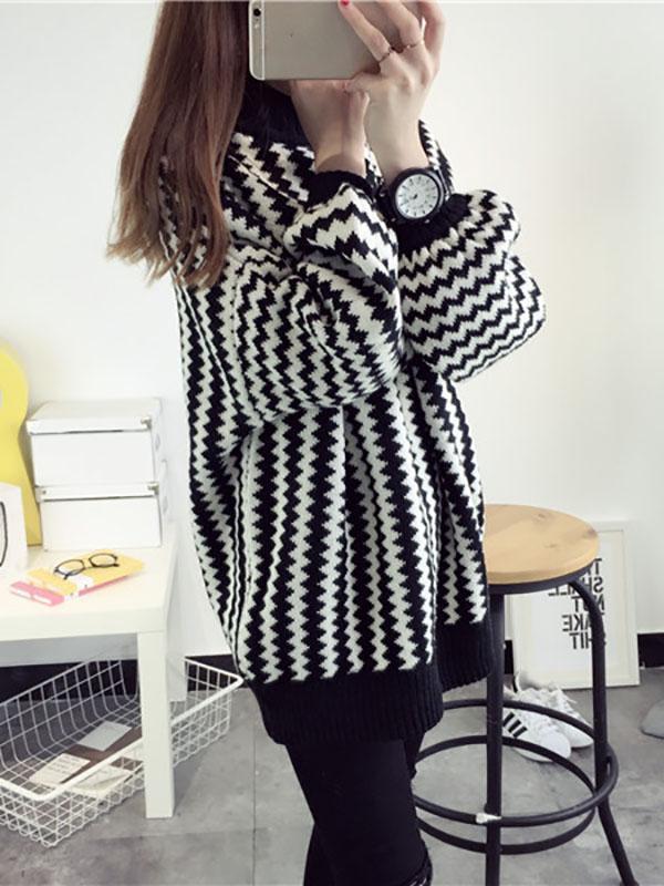 Puff Sleeve Pullover Sweater