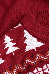 Aztec Fair Isle Reindeer Christmas Sweater