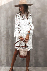 Out In The World Lace Two-Piece Mini Dress