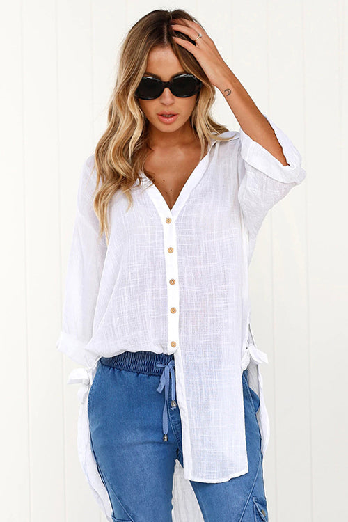 Country Club Oversize Long Sleeve Shirt