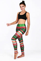 Christmas Light  Print Yoga Pants