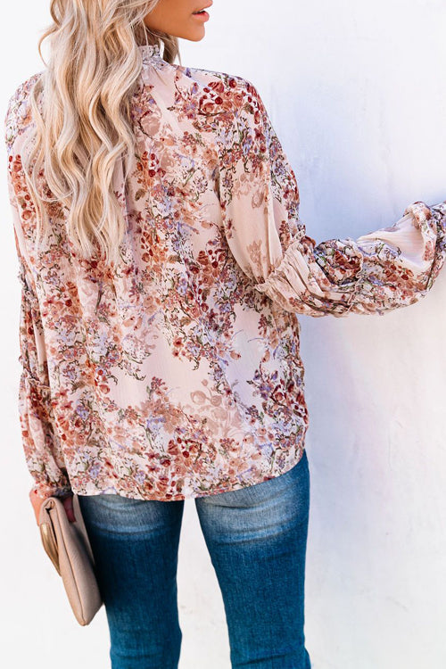 Sweeter Than Ever Printed Smocked Top