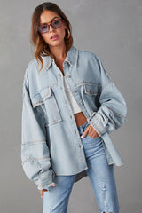 More Than Ready Denim Shacket