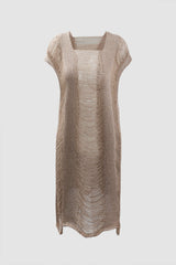 Laddered Knit Cover Up Dress