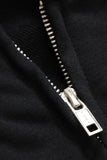 Cropped Zip Through Hoodie