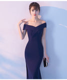 Diva Strapless High Slit Formal Dress