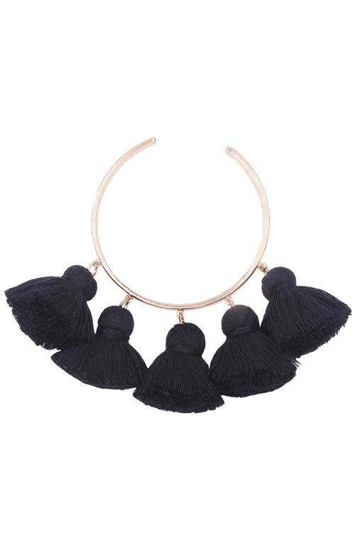 Fringe Chic Metallic Bracelet