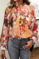 Tried And True Print Long Sleeve Top