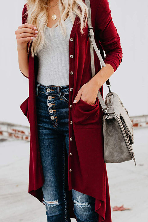 Staying Chic Long Sleeve Knit Cardigan