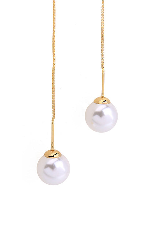 Pearl Pendant Earrings