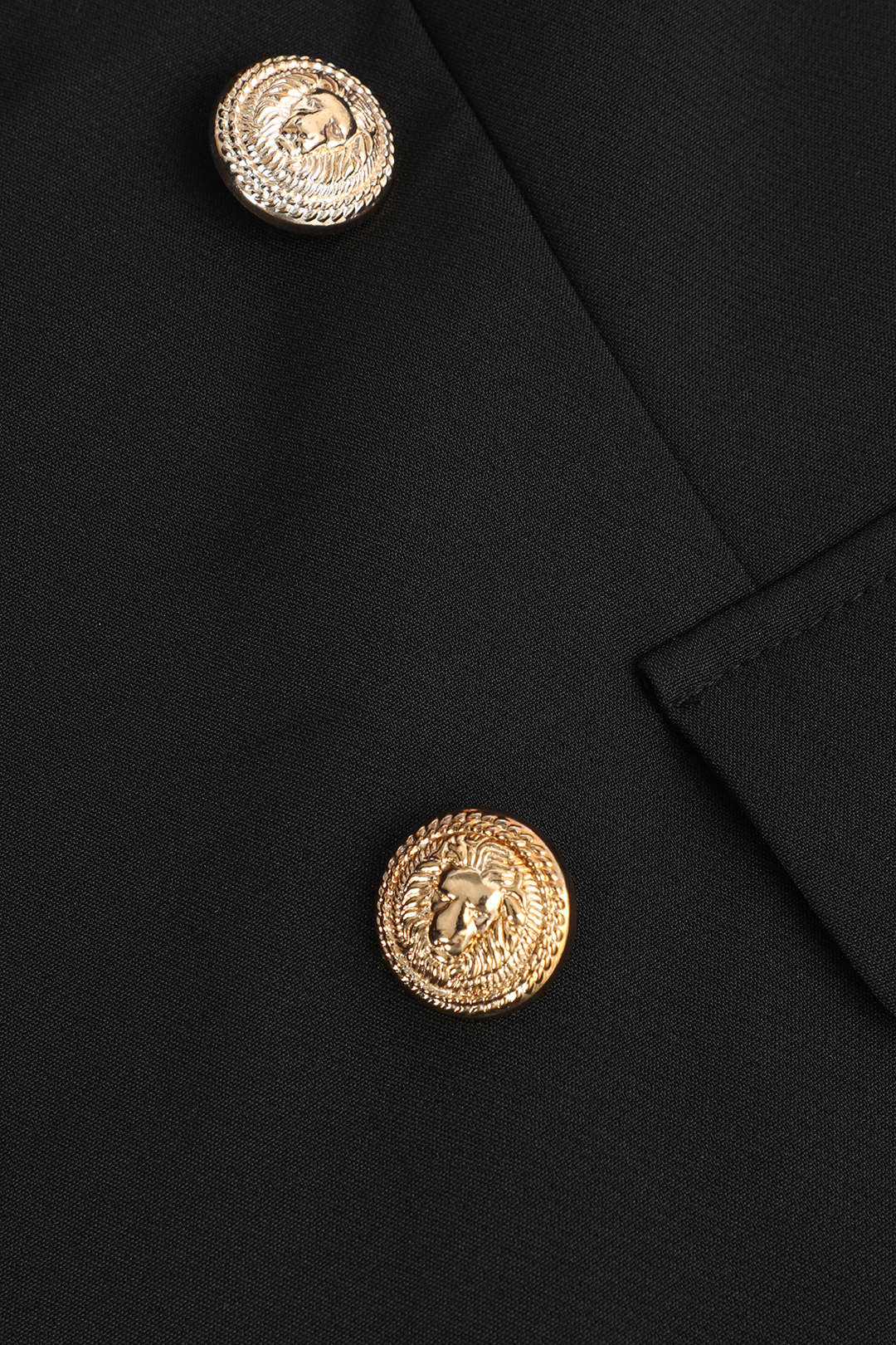 Gold Button Long Coat
