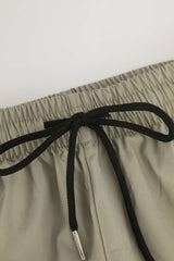 Cargo Pocket Drawstring Pants