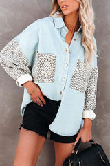 Groove Leopard Denim Jacket