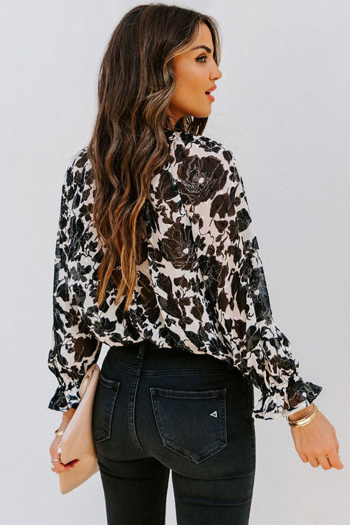 Dreamy Days Button Up Printed Top