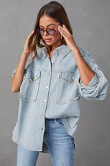 More Than Ready Denim Shacket