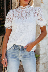 Time For Sunshine Lace Top