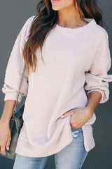 Warming Up Fluffy Long Sleeve Top