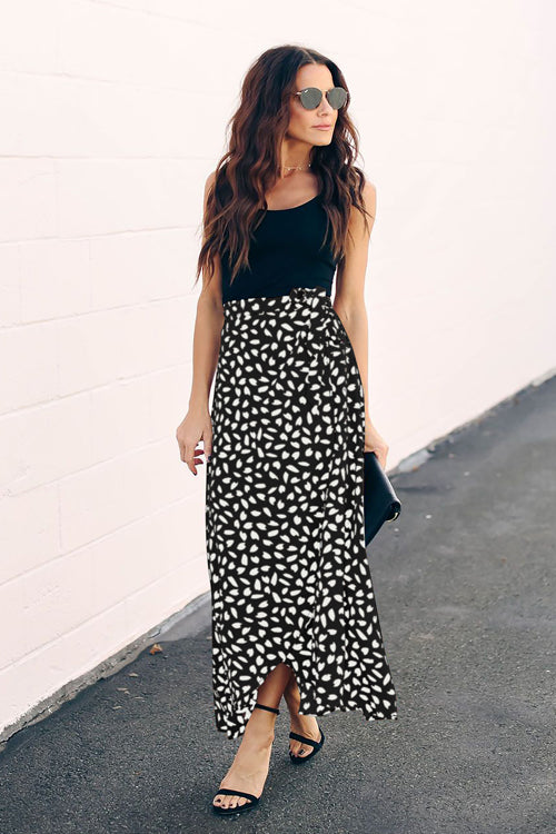 Modern Femme Printed Maxi Skirt