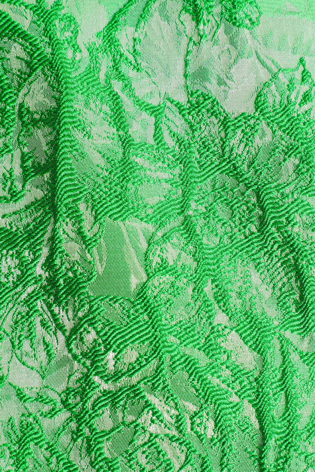Embroidered Tie Back Tassel Midi Dress