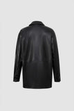 Faux Leather Pocket Front Jacket