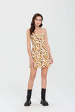 Abstract Print Mini Dress