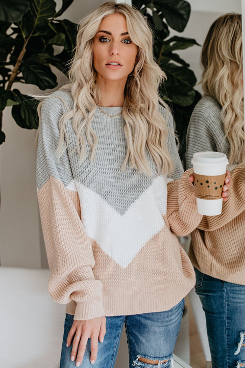 Candy Paint Striped Knit Sweater
