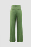 High Waisted Pleated Suit Pants