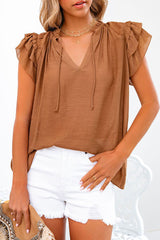 Your Sunshine Flutter Short Sleeve Top