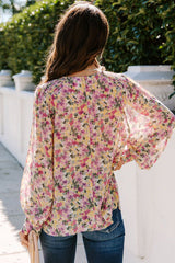 Even Sweeter Floral Printed Smocked Top