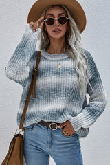 Stay Girly Rainbow Striped Knit Sweater