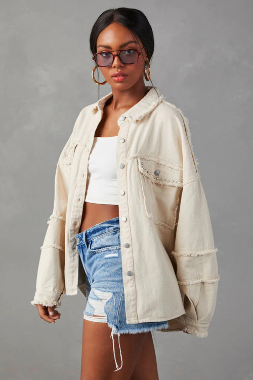 More Than Ready Denim Shacket