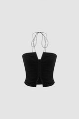 Halter Hook And Eye Cami Top