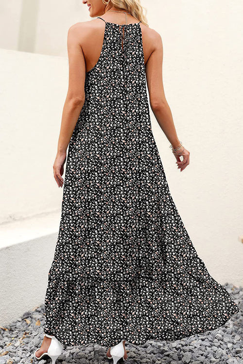 On Your Way Floral Print Sleeveless Maxi Dress- 3 Colors