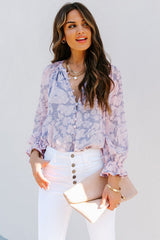 Dreamy Days Button Up Printed Top